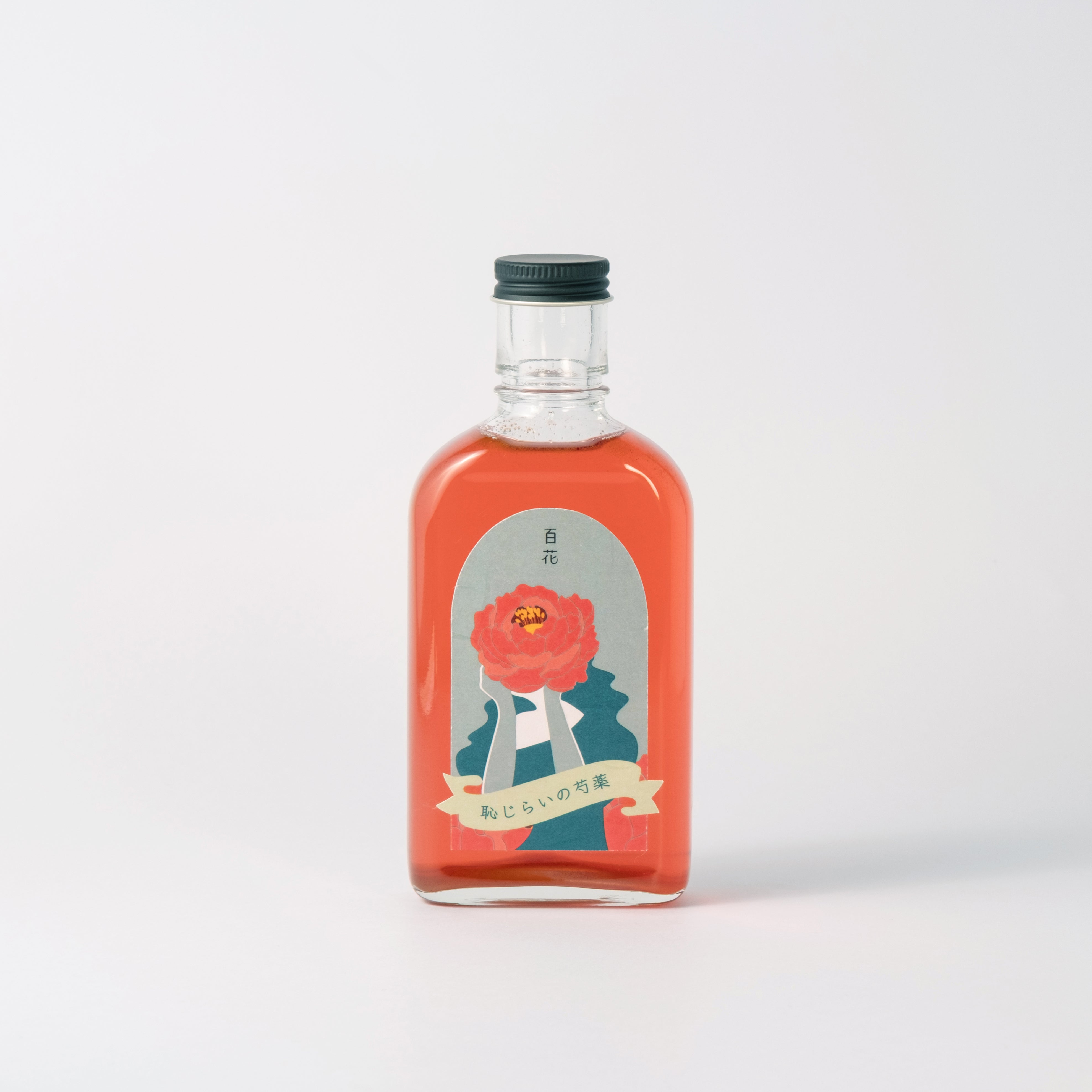 【空想シロップ】百ノ花 恥じらいの芍薬 200ml