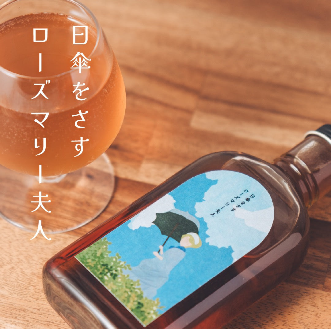 【空想シロップ】シロップの名画たち 日傘をさすローズマリー夫人