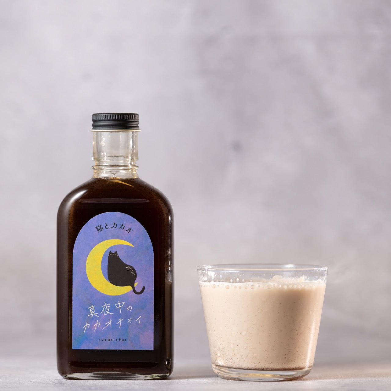 【空想シロップ】猫とカカオ 真夜中のカカオチャイ 200ml