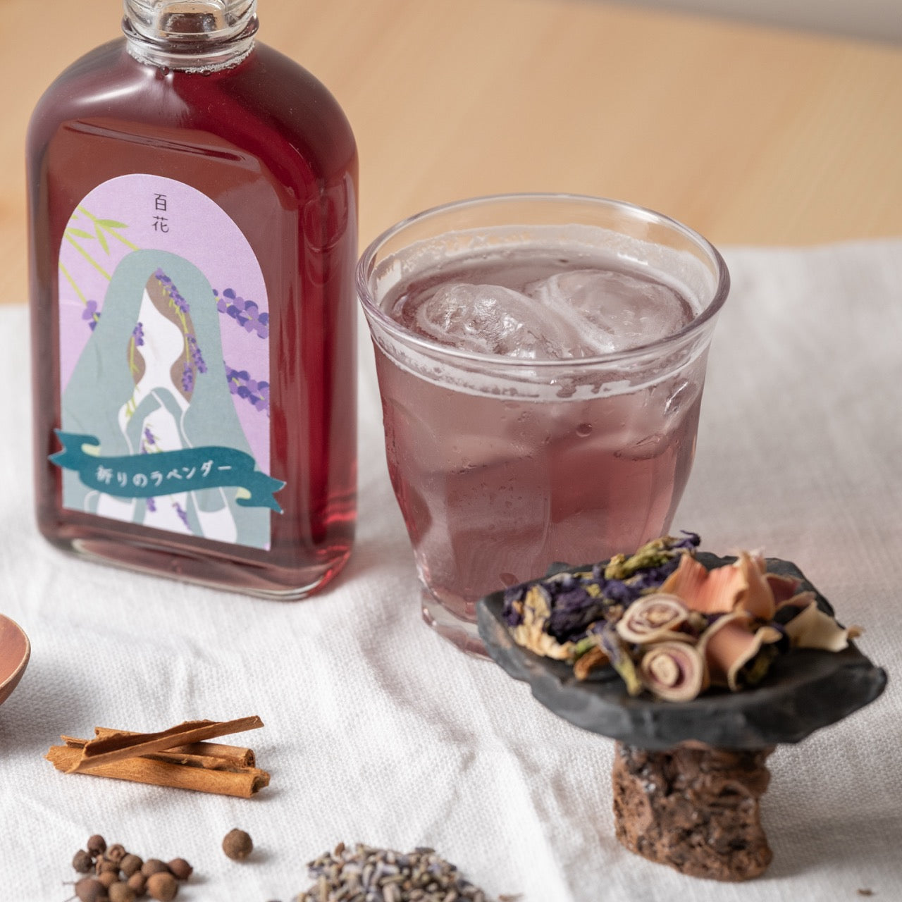 【空想シロップ】百ノ花 祈りのラベンダー 200ml