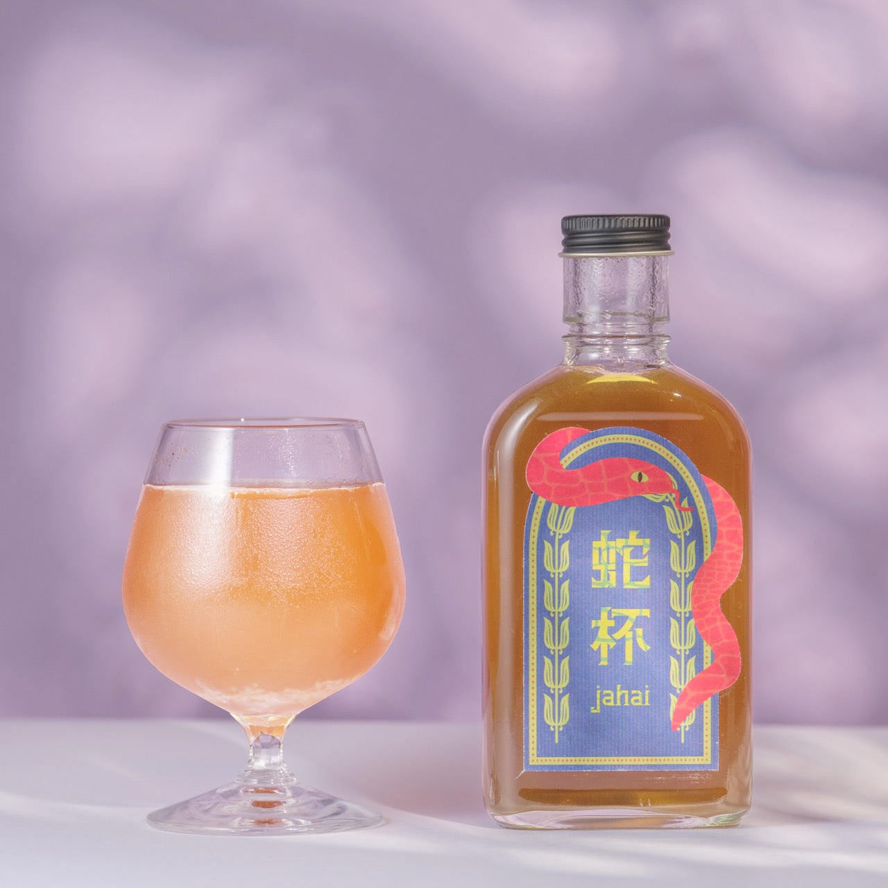 【空想シロップ】蛇杯 jahai 桃&ジュニパーベリー 200ml