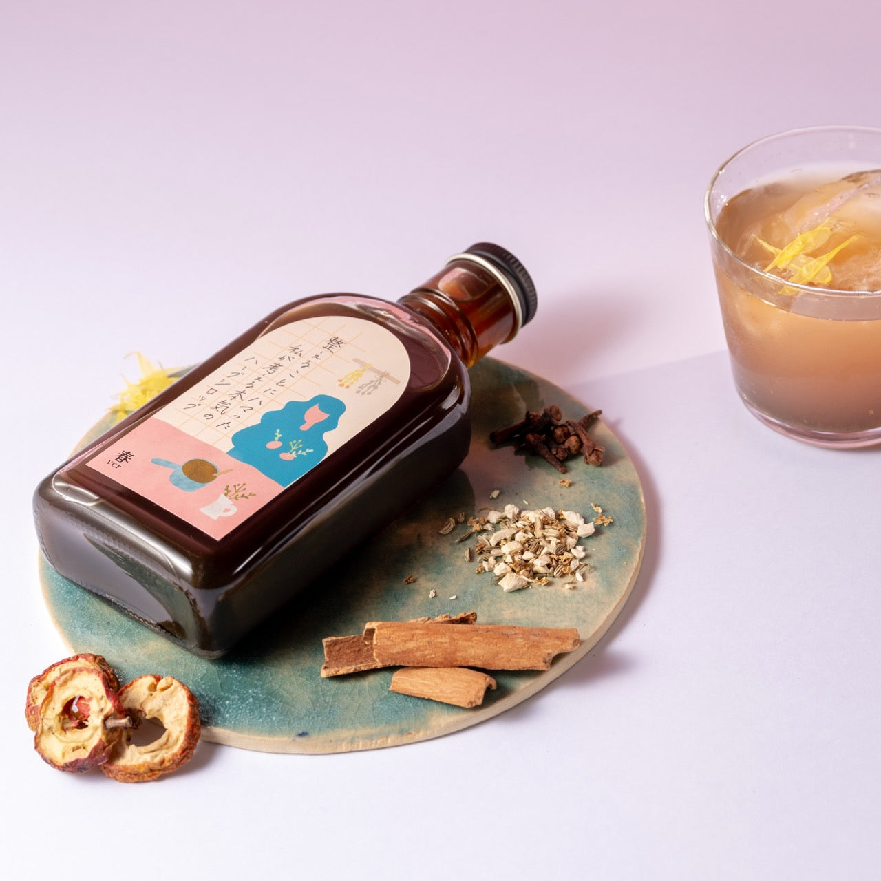 【空想シロップ】整えることにハマった私が考える本気のハーブシロップ　整いの四季ブレンド4本セット 200ml