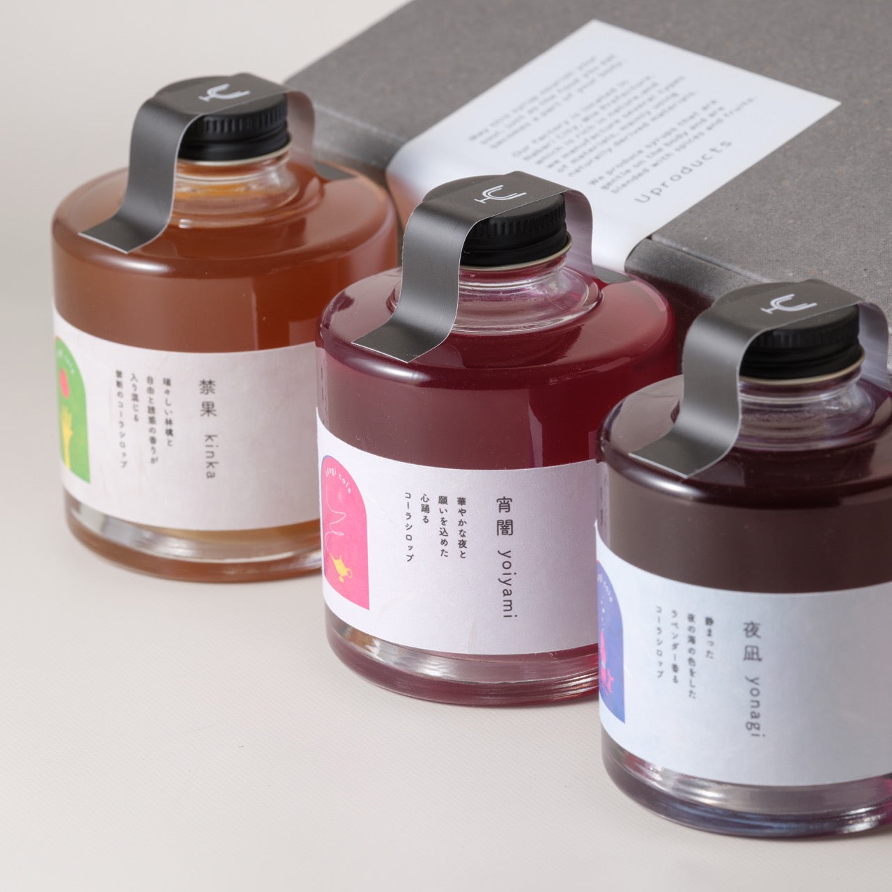 【ギフトボックス】otogi cola 3種類セット 宵闇・夜凪・禁果 各180ml クラフトコーラ